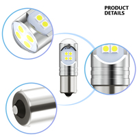 Ampoule LED automobile BJ 3030 12SMD, ampoule de freinage et de clignotement T15 7443, ampoule LED pour voiture