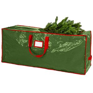 Factory Wholesale Oversize Striped Woven <strong>Bag</strong> Double Handle Custom Logo <strong>Christmas</strong> Tree Storage Grocery Shopping <strong>Bag</strong> - Product Image 1