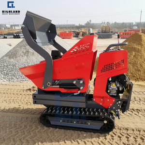 Transporter Mini Crawler-barrow Bertenaga Diesel 500kg 1000kg 1200kg Track Dumper Crawler Front <span class=keywords><strong>Loader</strong></span> Dengan Mesin Dan Pompa - Product Image 2