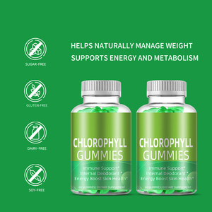 Gommes de chlorophylle végétaliennes bio, marque privée OEM/ODM, gomme de chlorophylle pour la détox et la déshydratation, favorise la Digestion - Product Image 4