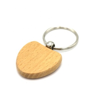 Etiquetas de Madera Natural Personalizadas para Llaves, Llavero de Madera Portátil con Grabado Láser, Llavero con Logotipo para Regalo de Recuerdo - Product Image 3