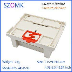 Szomk Plastic <strong>Enclosure</strong> AK-P-03 115X90X40mm <strong>Din</strong> <strong>Rail</strong> <strong>Enclosure</strong> Plastic Abs - Product Image 6