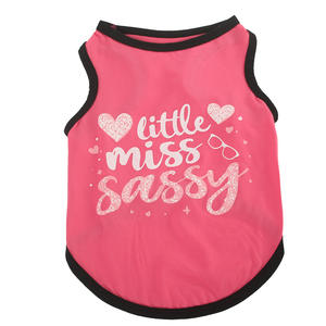 Personalized Princess Floral Lightweight Polyester Breathable Comfortable Summer Vest <b>Clothes</b> <b>for</b> Dogs & <b>Cats</b> - Product Image 3
