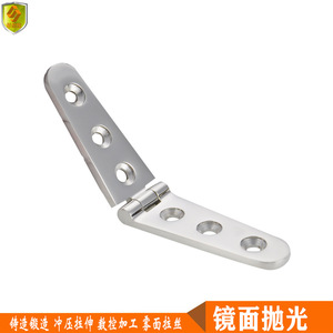 Charnières de porte en aluminium et laiton 160*28, charnières longues pliantes extensibles, charnières à battants épais avec matériau en zinc - Product Image 4