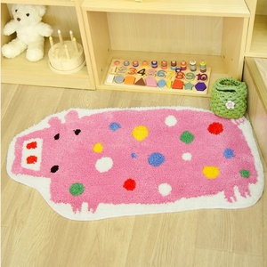 Encantadora <span class=keywords><strong>alfombra</strong></span> suave con aguja de piña, <span class=keywords><strong>alfombra</strong></span> <span class=keywords><strong>plegable</strong></span> para niños, <span class=keywords><strong>alfombra</strong></span> antideslizante suave y lavable a máquina, <span class=keywords><strong>alfombra</strong></span> personalizada con mechones - Product Image 4