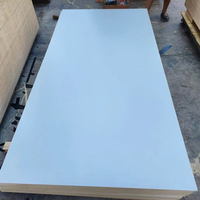 1220x2440mm panneau de contreplaqué laminé à face mélamine blanche de qualité meubles 5mm-18mm épaisseur E0 principalement peuplier pour Table de cuisine