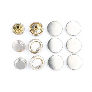 Cao cấp vô hình bốn nút, nút miễn phí, Vòng lồng vào nhau nút kim loại cho áo khoác xuống - Product Image 1