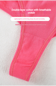 <span class=keywords><strong>Slip</strong></span> <span class=keywords><strong>perizoma</strong></span> da <span class=keywords><strong>donna</strong></span> sexy a vita bassa, sottile, traspirante, in cotone, tinta unita, lavorato a maglia, antibatterico - Ingrosso dal produttore - Product Image 5