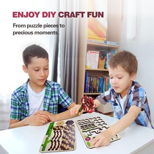 Puzzle en bois 3D de fleurs de carnation pour adultes, kits de bricolage, idéal pour les femmes, les mamans et les grand-mères pour la fête des mères et la Saint-Valentin - Product Image 4
