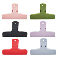 Pince magnétique multifonctionnelle pour papeterie d'étudiant Pince à reliure magnétique Journal Pince magnétique en plastique durable