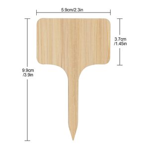 Eco-Friendly T-Type Wooden <strong>Plant</strong> <strong>Labels</strong> Seed Potted Herbs Flowers Vegetables Decorative Garden Markers Wood Sign Yard Signs - Product Image 2