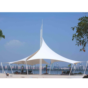 Bester Preis Spannungs struktur PVC/PVDF Bau membran Landschaft Zelt Markise - Product Image 1