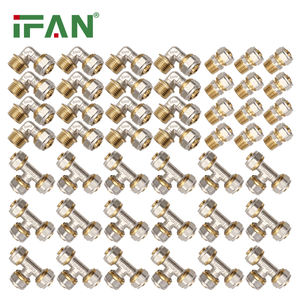 IFAN All Types <strong>Pex</strong> <strong>Fittings</strong> Brass Compression <strong>Fitting</strong> Plastic Pipe Connector 16mm 32mm <strong>Pex</strong> Pipe <strong>Fitting</strong> - Product Image 1