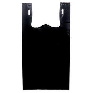 Sacs en <span class=keywords><strong>plastique</strong></span> noirs personnalisés et compostables pour T-shirts, sacs de courses en <span class=keywords><strong>plastique</strong></span> <span class=keywords><strong>noir</strong></span> imprimés – Offre spéciale - Product Image 3