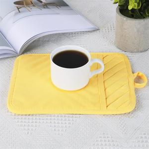 Manoplas de Cocina de Algodón 100% Negro, Estilo Tradicional, con Bolsillo, Resistentes al Calor, Lavables a Máquina, para Uso en <span class=keywords><strong>Microondas</strong></span> y Parrilla - Product Image 1