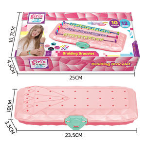 Bracelet d'<span class=keywords><strong>amitié</strong></span> faisant le kit pour filles bricolage corde tressée enfants Bracelet bricolage enfants voyage activité ensemble - Product Image 1