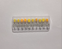 مصباح LED T10 بقوة 12 فولت و0.6 واط # 194 # 447 # 555 # 655 3656 # مصباح LED T10 للقراءة وإضاءة الخرائط ومؤشر العرض وإضاءة لوحة الترخيص رقم 657