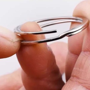 Llaveros divididos sólidos de alta resistencia, 28mm, 25mm, 20mm, llaveros divididos para llavero, llaves de coche, anillo de Etiqueta de perro, manualidades - Product Image 3