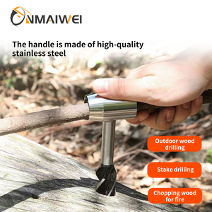 Survie en plein air camping terre travail du <span class=keywords><strong>bois</strong></span> foret main <span class=keywords><strong>bois</strong></span> ensemble d'outils poinçonnage trou <span class=keywords><strong>bois</strong></span> de chauffage <span class=keywords><strong>tarière</strong></span> <span class=keywords><strong>manuelle</strong></span> - Product Image 3
