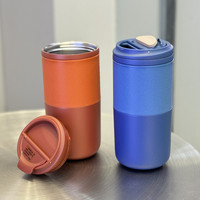 Automatisation en acier inoxydable 550ML Self Drink Mate Thermos Mate Cup et Bombilla tout en un n'importe où sans effort Mate Yerba