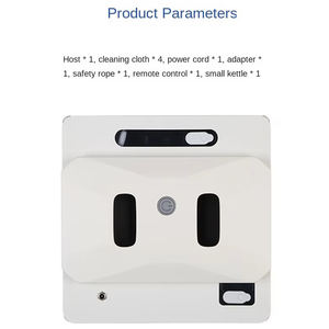 <span class=keywords><strong>Robot</strong></span> Nettoyeur de <span class=keywords><strong>Vitres</strong></span> Électrique à Aspiration Puissante et Pulvérisation d'Eau, Rechargeable, <span class=keywords><strong>pour</strong></span> le Nettoyage des Fenêtres Domestiques en Hauteur - Product Image 2