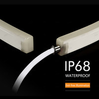 Kedatangan Baru Lampu Neon Fleksibel SMD2835 120leds/m 12W IP65 Tahan Air Dapat Diredupkan Untuk Penggunaan Rumah & Luar Ruangan