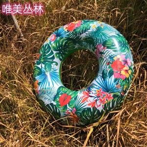 Flotador de Piscina con Estampado de Jungla, Extra Grande, Grueso, para Adultos, Deportes Acuáticos - Product Image 3