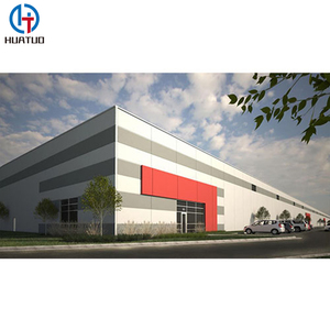 อาคารโครงสร้างเหล็กพร้อมประตูโค้งอาคารเหล็กโครงเหล็ก<span class=keywords><strong>บ้าน</strong></span>แบบโครงอ่อน - Product Image 4