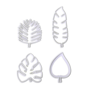 Juego <span class=keywords><strong>de</strong></span> 4 Uds. <span class=keywords><strong>De</strong></span> grado alimenticio, <span class=keywords><strong>molde</strong></span> <span class=keywords><strong>de</strong></span> pastel <span class=keywords><strong>de</strong></span> Fondant <span class=keywords><strong>de</strong></span> hojas tropicales, herramientas <span class=keywords><strong>de</strong></span> corte <span class=keywords><strong>de</strong></span> galletas <span class=keywords><strong>de</strong></span> plástico, <span class=keywords><strong>molde</strong></span> DIY para pastel <span class=keywords><strong>de</strong></span> cumpleaños Babyshower - Product Image 4