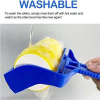 Pet Plus handgeführtes wasserwaschmittel Lint-Roller-Gel für Kleidung