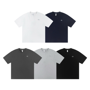 Camiseta de Alta Calidad <span class=keywords><strong>Olo</strong></span> Letter Street, Primavera/Verano, 100% Algodón, Transpirable, Impermeable, Holgada, de Manga Corta, para Hombre y Mujer - Product Image 4