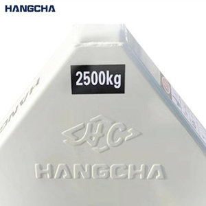 杭查国际标准化CE高品质2500千克叉外宽550 * 1150毫米手动千斤顶液压托盘车聚氨酯车轮叉车 - Product Image 6