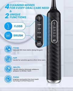 Spazzolino elettrico a batteria da uso domestico di qualità 3-in-1High per adulti - Product Image 4