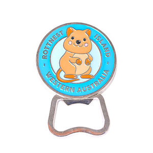 Décapsuleur de bière irrégulier en alliage de zinc argenté vintage, avec logo personnalisé moulé, artisanat émaillé 3D/2D - Product Image 3