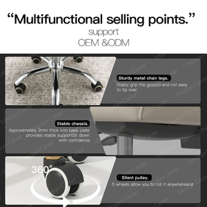 Sgabello Estetico Rosa per Tecnici Madamcenter, Sedia a Sella Piccola con Ruote Resistenti, Pieghevole, Reclinabile per Massaggi e Parrucchieri - Product Image 3