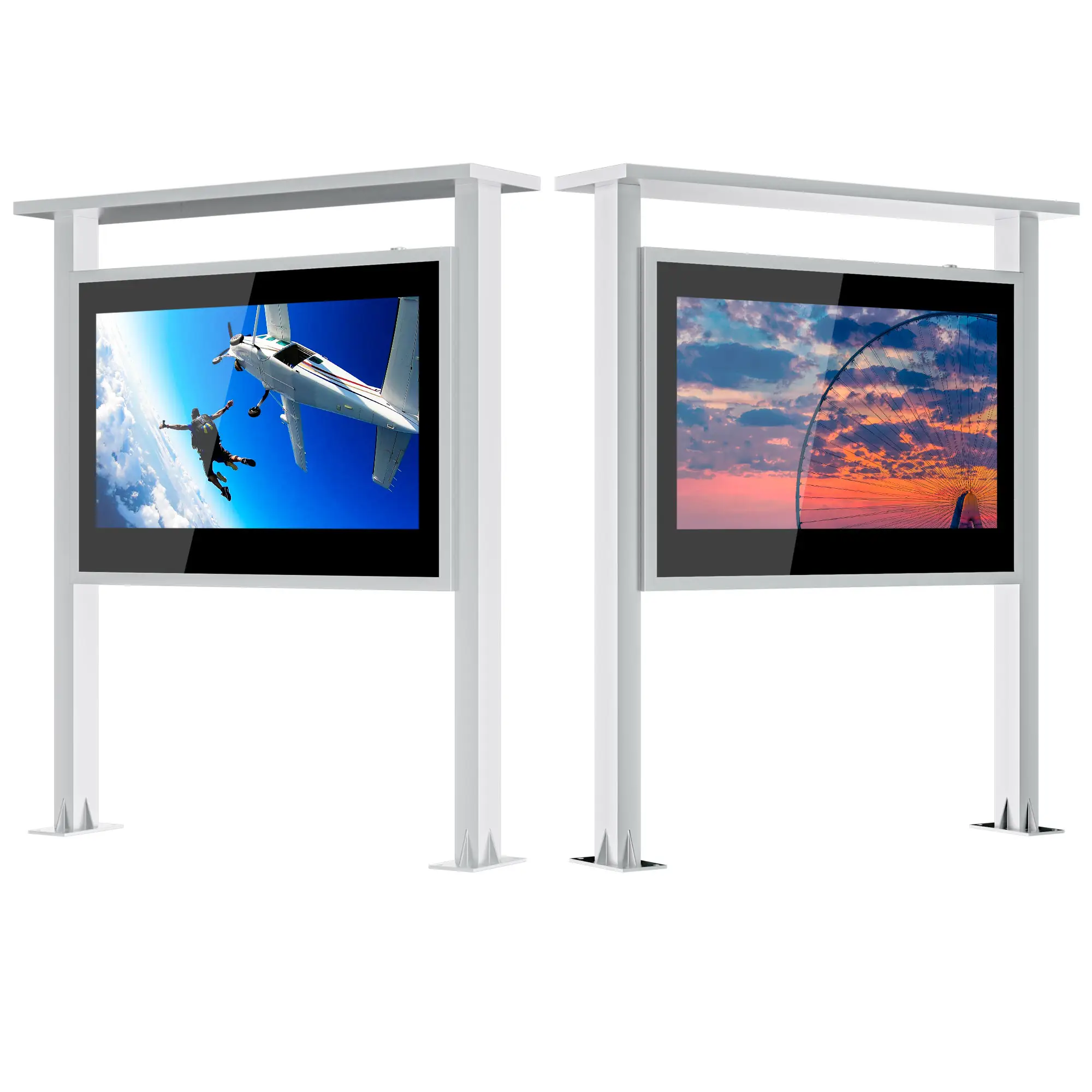 IP66 standard Art design outdoor digital signage kiosk advertising player