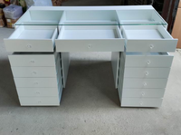 Coiffeuse Moderne Blanche avec Miroir et Tiroirs, Offre Spéciale d'Usines de Meubles pour Chambre en Bois