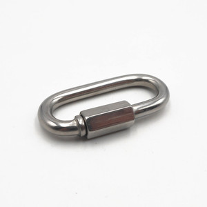KINREE Anneau de connexion mousqueton en acier inoxydable 304 pour corde, boucle, crochet, équipement d'escalade - Product Image 1