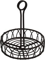 Twist Stand Steel Spice Condiment Caddy Wall-Mounted Rust-Resistant Seasoning Sauce Holder for Restaurants Coffee Stations