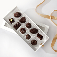 Boîte à chocolat personnalisée de luxe, originale et unique, avec tiroir, emballage alimentaire pour bonbons, cadeau pour enfants, finition mate, gaufrage, dorure à chaud
