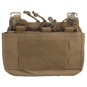 Durable Nylon Camo Multi Compartment Sling Bag Curve Back Zipper Portable Outdoor Hiking Travel Crossbody Pouch - Product Image 5