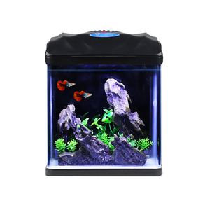 Hoge Prestaties Veilig Kleine Decoratieve Ecologische Desktop Creatieve Mute Mini <span class=keywords><strong>Aquarium</strong></span> Plastic <span class=keywords><strong>Aquarium</strong></span> <span class=keywords><strong>Aquarium</strong></span> - Product Image 1
