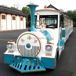 Il parco divertimenti a tema economico per un treno stradale felice da 62 posti percorre il treno turistico elettrico senza tracce - Product Image 5