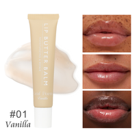 Rouge à lèvres liquide végétalien biologique à marque privée OEM avec baume à lèvres personnalisable au beurre et aux peptides