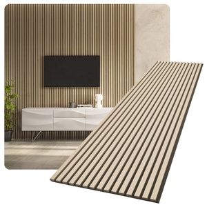 Akupanel PET Light Oak <span class=keywords><strong>Listones</strong></span> <span class=keywords><strong>de</strong></span> <span class=keywords><strong>madera</strong></span> Panel acústico <span class=keywords><strong>Madera</strong></span> Paneles acústicos absorbentes <span class=keywords><strong>de</strong></span> sonido para paredes y techos - Product Image 1