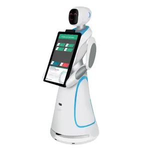 Robot de service d'accueil et de bienvenue avancé de Chine avec grand écran pour les événements et les expositions - Product Image 2