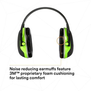 ขายส่งที่ครอบหู 3M PELTOR X4A แบบสวมศีรษะ รุ่นบาง ลดเสียงรบกวนสูง NRR 27dB อุปกรณ์ป้องกันการได้ยินแบบบาง - Product Image 3
