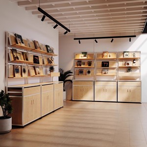 Muebles para Cafetería, Estante de Almacenamiento Moderno y Creativo para Exhibición en Sala de Estar, Muebles para Exhibición de Arte, Oficina en Casa, Exposiciones - Product Image 1
