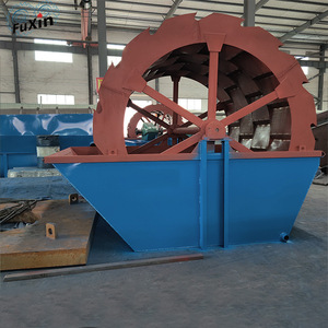<b>Wheel</b> Bucket Sand Washer <b>Machine</b> For River Sand <b>Washing</b> With Ac Motor Blue Color - Product Image 3
