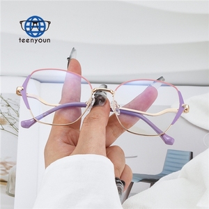 Teenyoun fabbrica all'ingrosso di moda Vintage occhiali ovali femminili di alta qualità per Computer occhiali da vista da uomo Custom <span class=keywords><strong>L</strong></span> - Product Image 5
